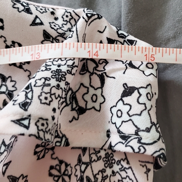 Childrens Place Girls Summer Fit Flare Hi Low‎ Dress Size XXL (16) Pink & Black - Picture 9 of 10